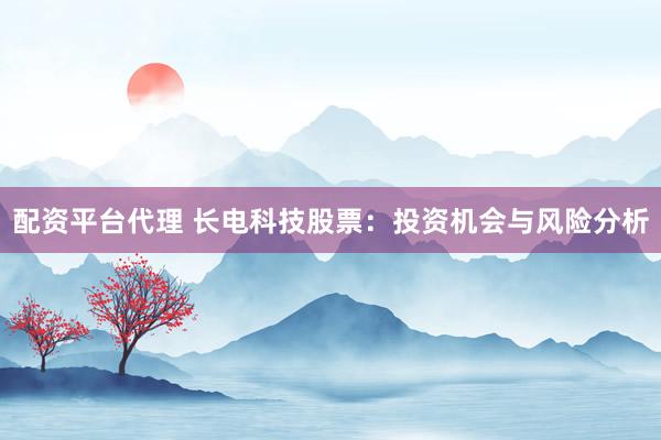 配资平台代理 长电科技股票：投资机会与风险分析